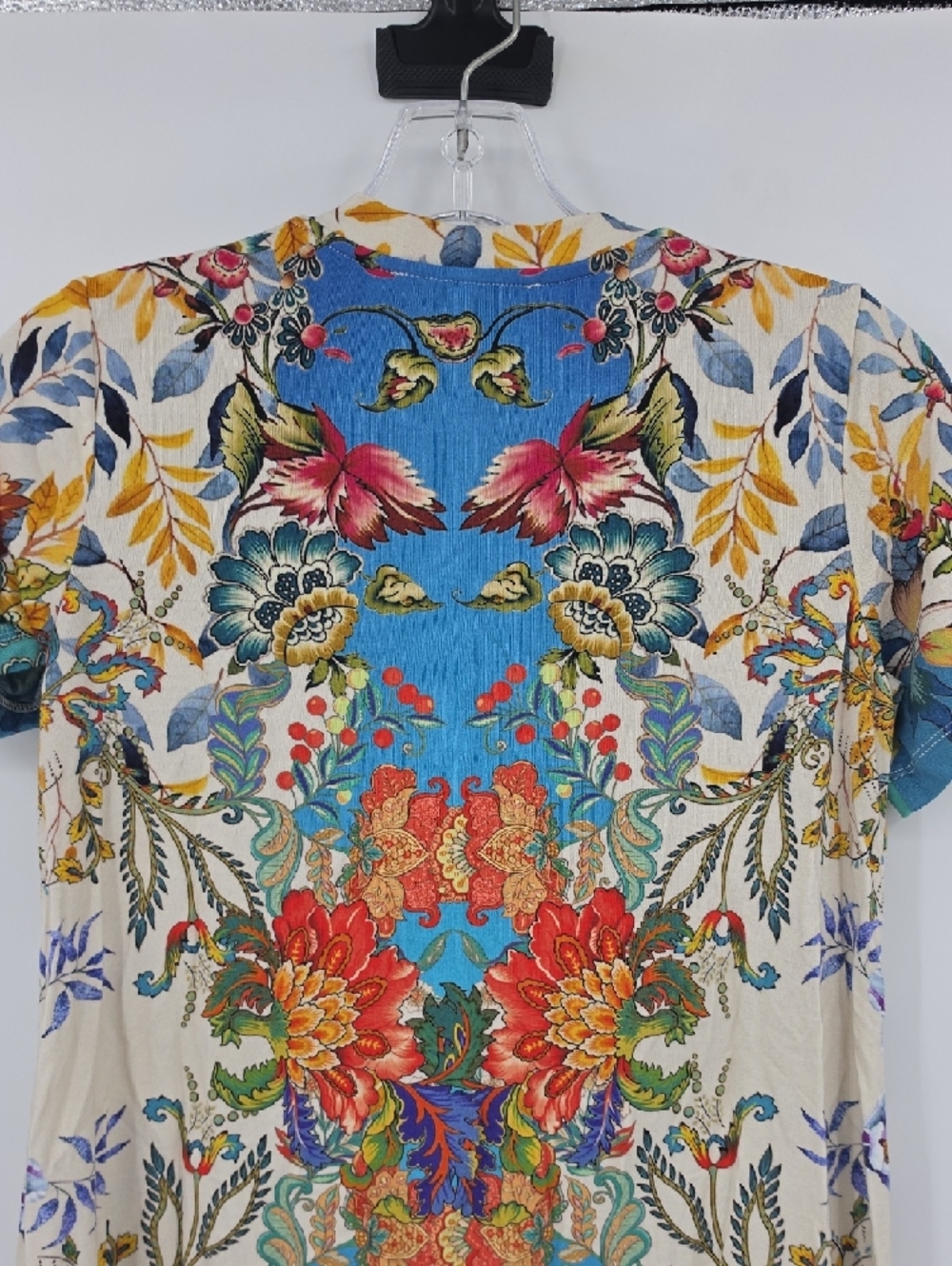 Johnny Was The Janie Favorite Short Sleeve Crew Neck Swing Tee Size XS - Picture 5 of 9